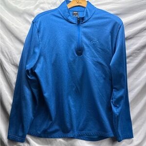 Oakley Men's Blue Quarter-Zip Pullover XXL